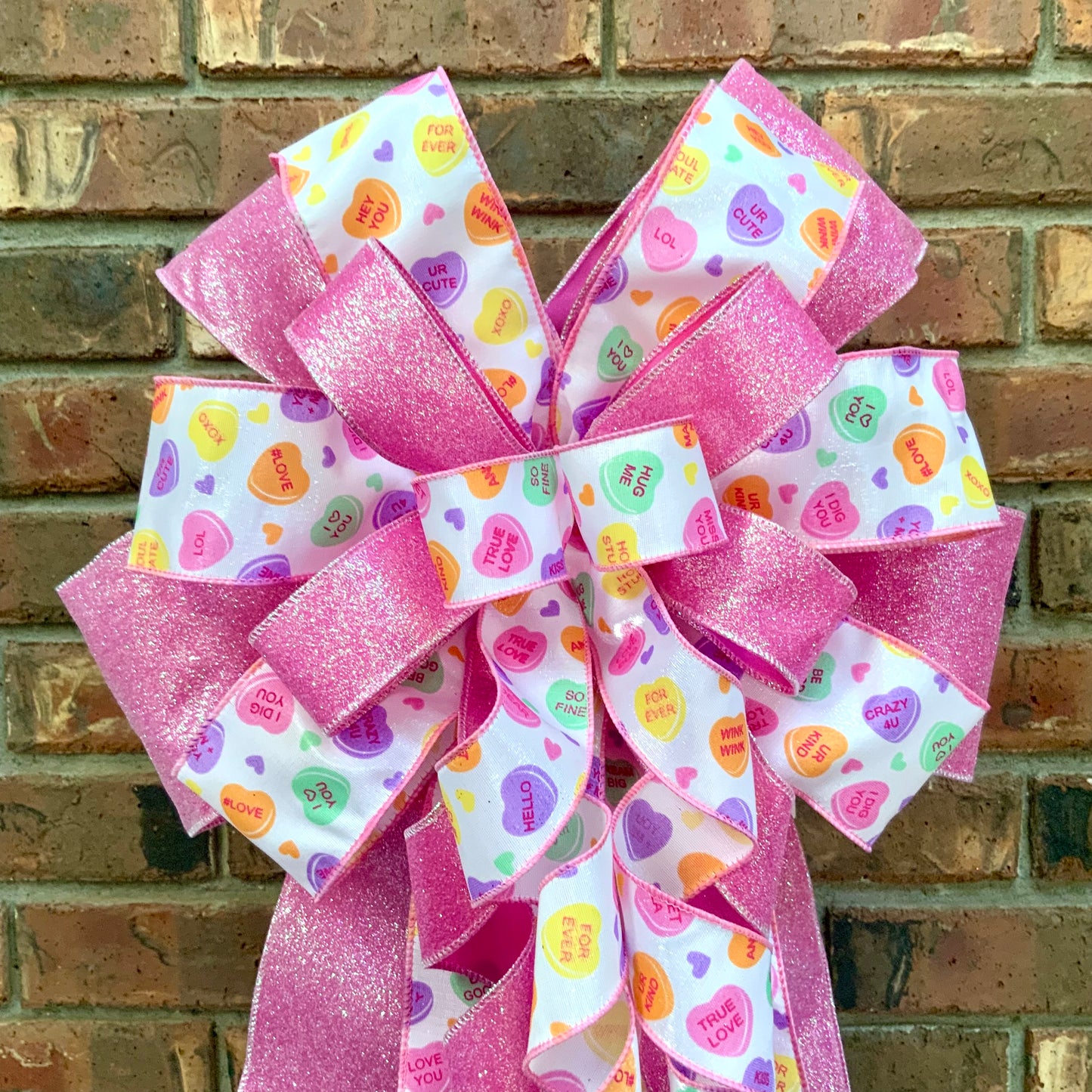 Valentine Bow, Valentine Lantern Bow, Valentine Mailbox Bow, Valentine Bow For Wreaths, Valentine Sconce Bow, 2025