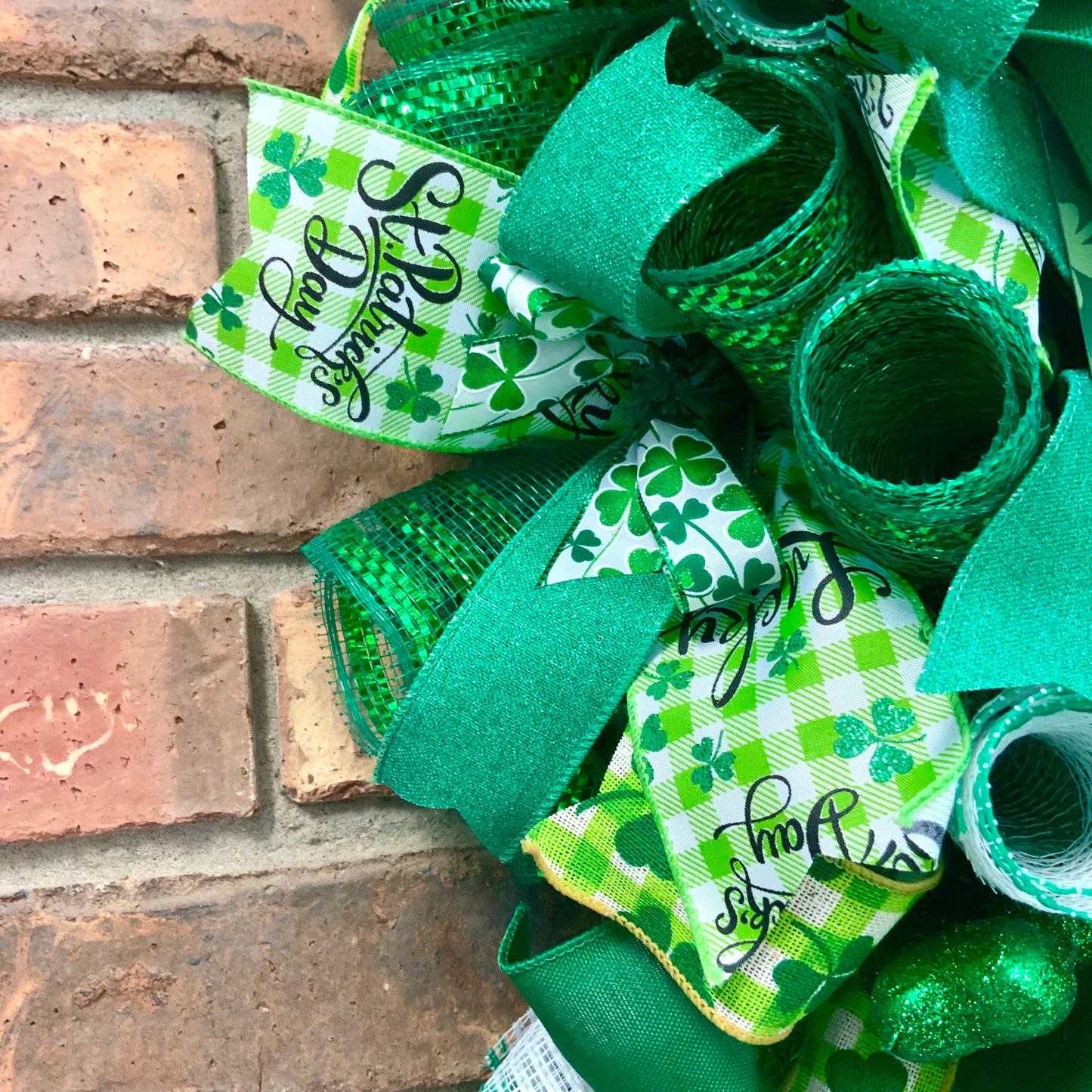 Irish Blessing Wreath, Irish Wreath, Shamrock Wreath, St Patrick Day Wreath, Irish Blessing Decor, St Patrick Day Decor, 2025
