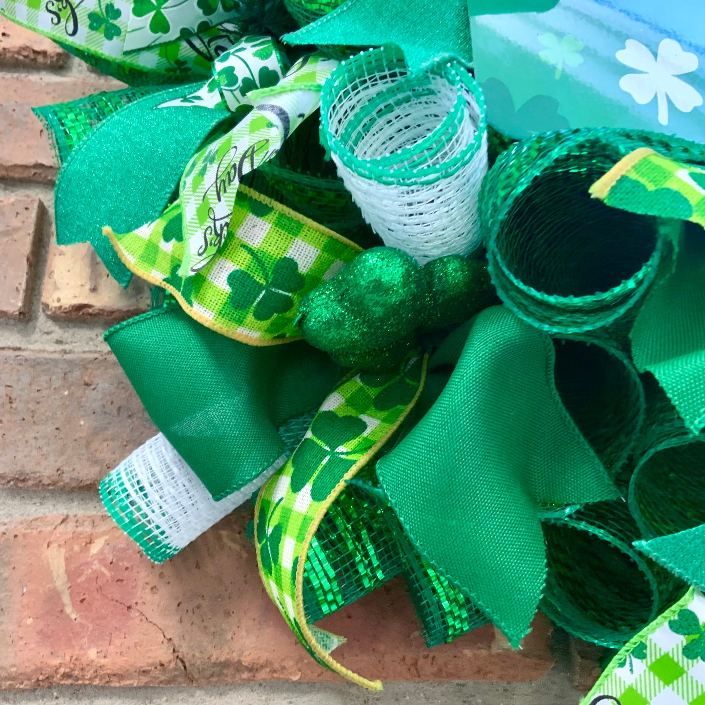 Irish Blessing Wreath, Irish Wreath, Shamrock Wreath, St Patrick Day Wreath, Irish Blessing Decor, St Patrick Day Decor, 2025