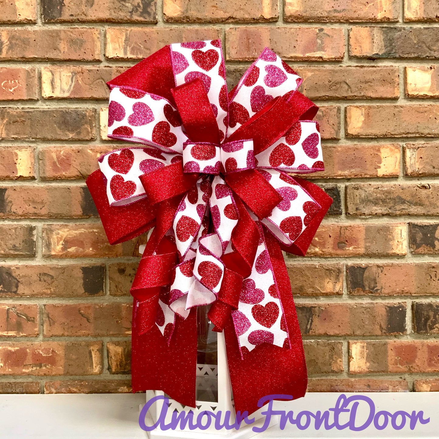 Valentine Bow, Valentine Lantern Bow, Valentine Mailbox Bow, Valentine Bow For Wreaths, Valentine Sconce Bow, 2025