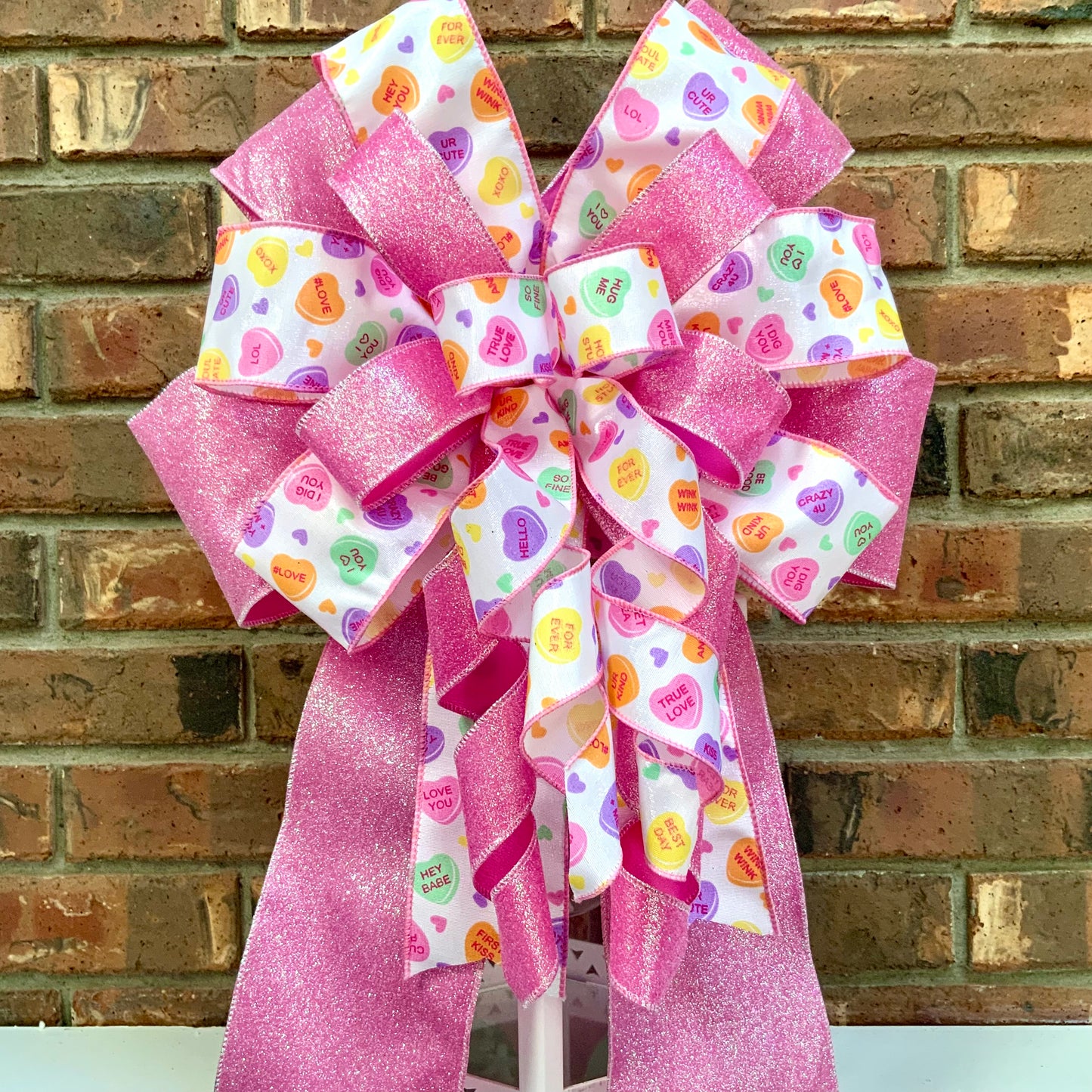 Valentine Bow, Valentine Lantern Bow, Valentine Mailbox Bow, Valentine Bow For Wreaths, Valentine Sconce Bow, 2025