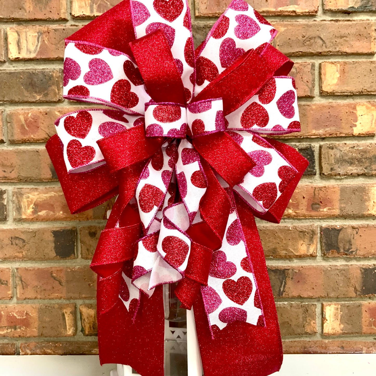 Valentine Bow, Valentine Lantern Bow, Valentine Mailbox Bow, Valentine Bow For Wreaths, Valentine Sconce Bow, 2025