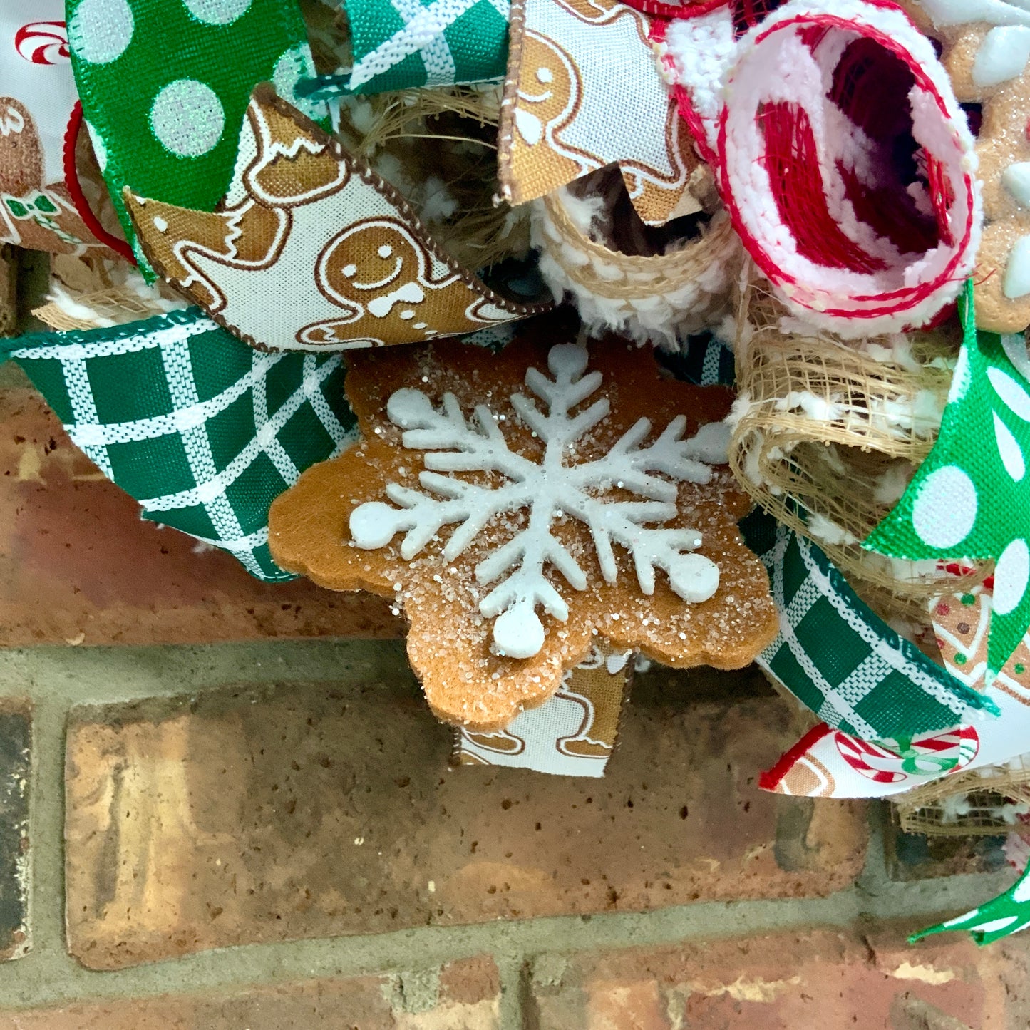 Gingerbread Wreath, Gingerbread Christmas Wreath, Gingerbread Man Wreath, Gingerbread Woman Christmas Decor, Christmas Wreath For Front Door, 2024
