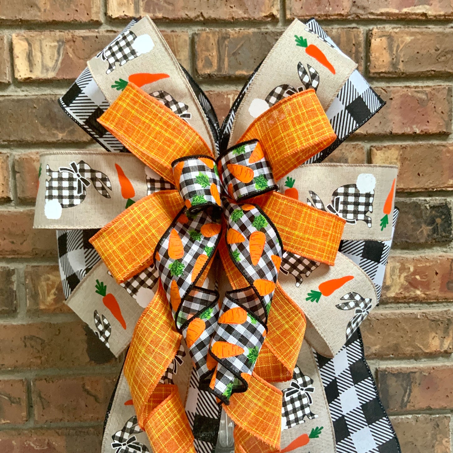 Easter Bow, Easter Rabbit Bow, Easter Bunny Bow, Easter Lantern Bow, Easter Mailbox Bow, Easter Bow For Wreath, 2024