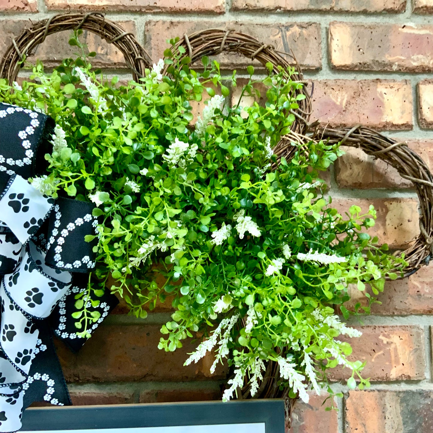 Cat Wreath, Cat Door Wreath, Cat Paw Print Wreath, Cat Grapevine Wreath, Cat Wreath For Front Door, Cat Door Hanger, 2025