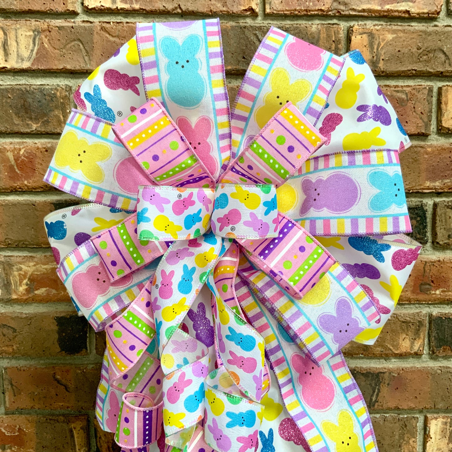 Easter Bow, Easter Rabbit Bow, Easter Bunny Bow, Easter Lantern Bow, Easter Mailbox Bow, Easter Bow For Wreath, 2024