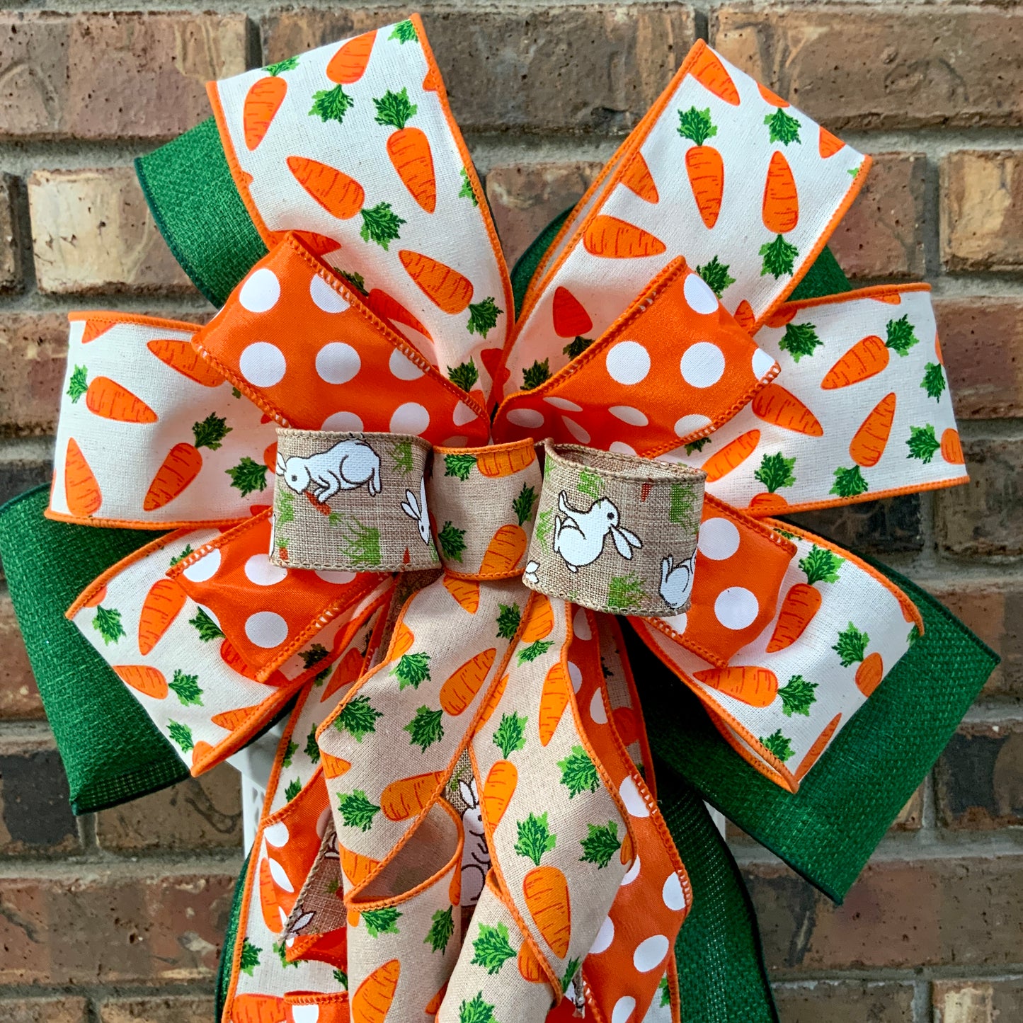 Easter Bow, Easter Rabbit Bow, Easter Bunny Bow, Easter Lantern Bow, Easter Mailbox Bow, Easter Bow For Wreath, 2024