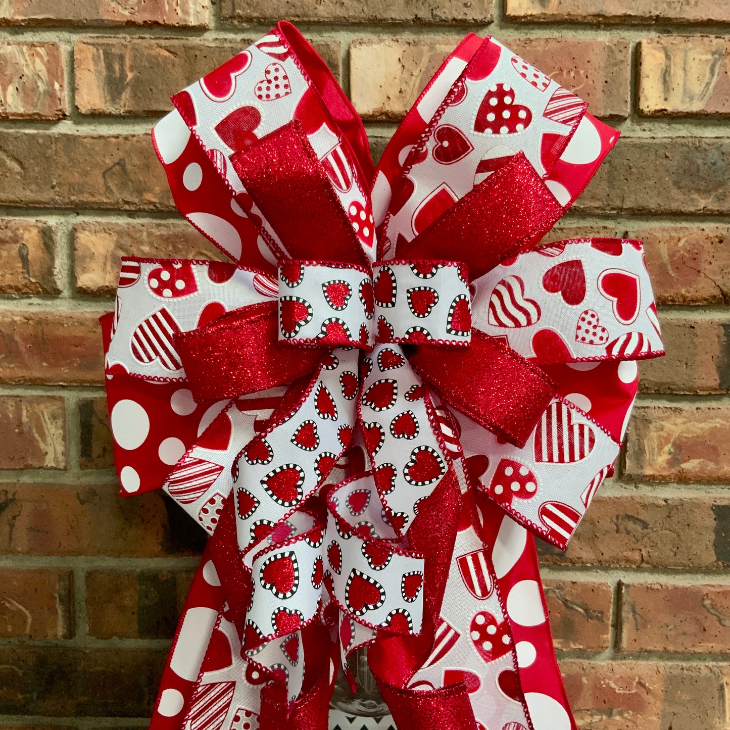 Valentine Bow, Valentine Lantern Bow, Valentine Mailbox Bow, Valentine Bow For Wreaths, Valentine Sconce Bow, 2024