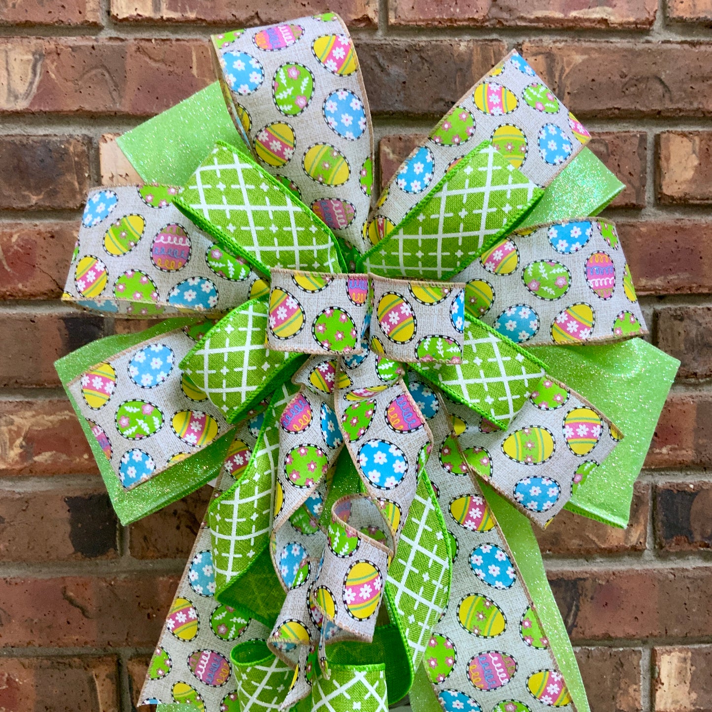 Easter Bow, Easter Rabbit Bow, Easter Bunny Bow, Easter Lantern Bow, Easter Mailbox Bow, Easter Bow For Wreath, 2024