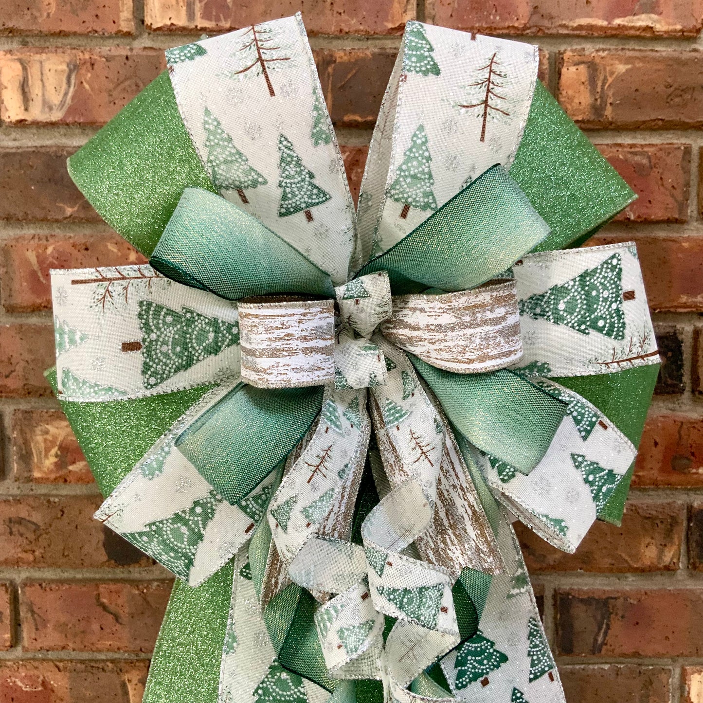 Christmas Bow for Lanterns, Christmas Tree Decor, Christmas Mailbox Decor, Christmas Sconce Bow, Christmas Bow For Wreaths, 2025