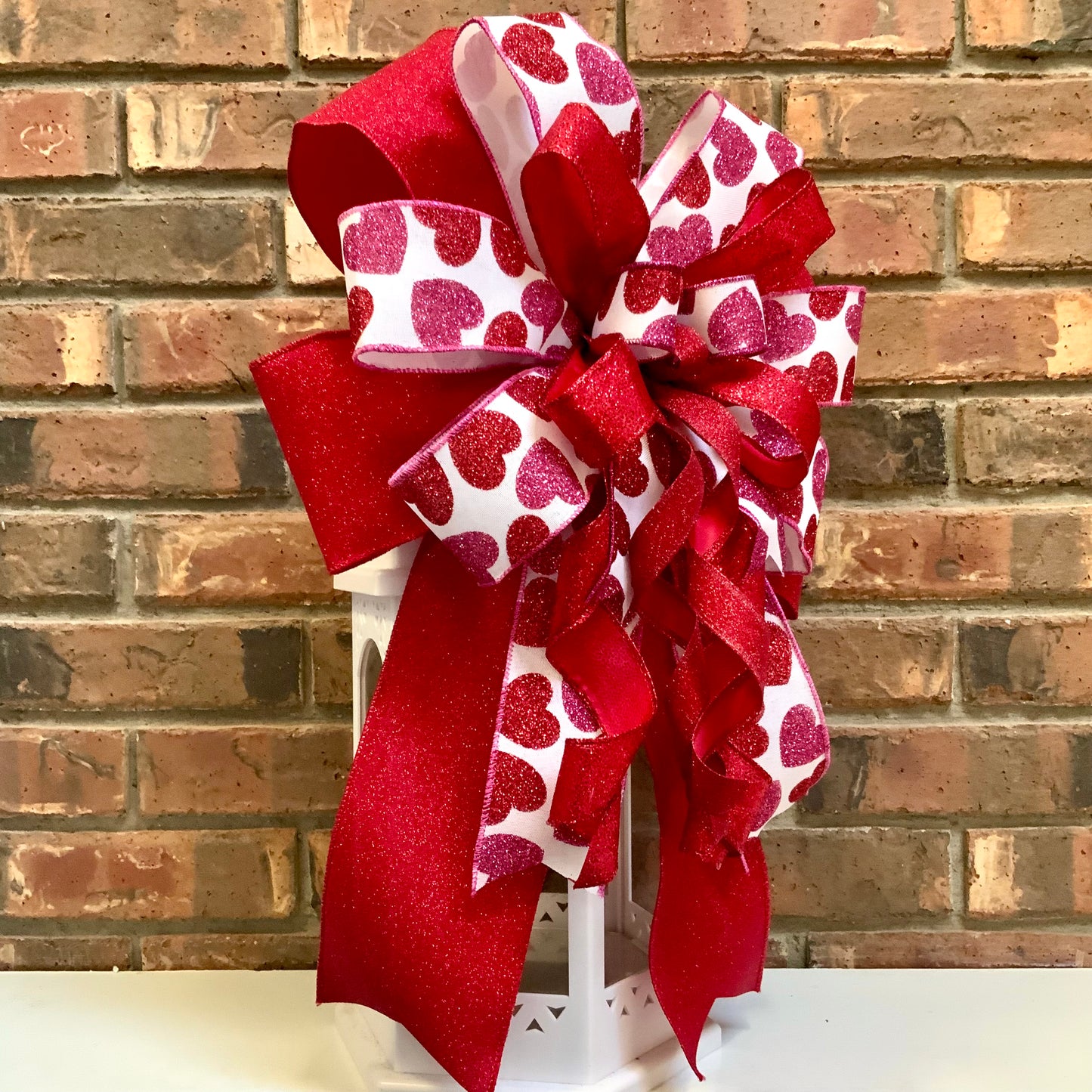 Valentine Bow, Valentine Lantern Bow, Valentine Mailbox Bow, Valentine Bow For Wreaths, Valentine Sconce Bow, 2025