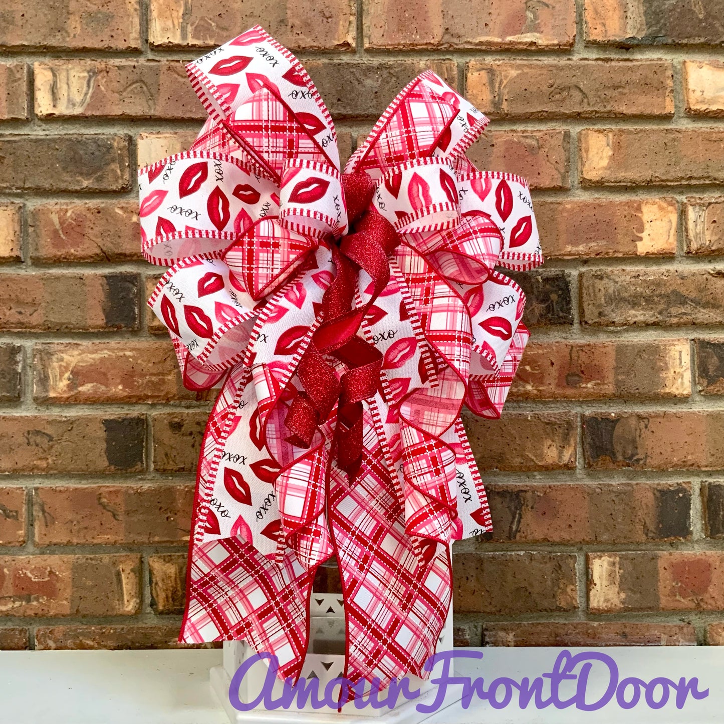 Valentine Bow, Valentine Lantern Bow, Valentine Mailbox Bow, Valentine Bow For Wreaths, Valentine Sconce Bow, 2025