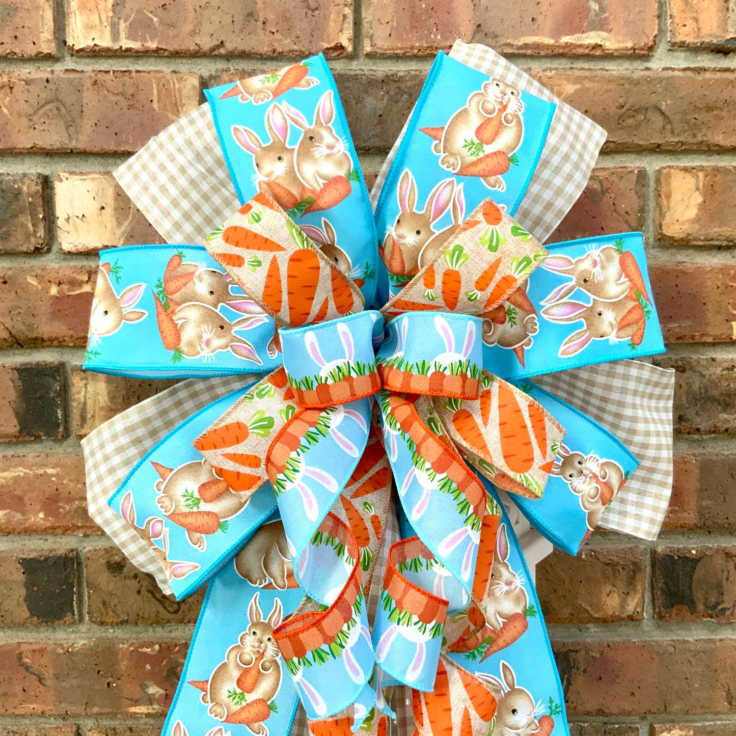 Easter Bow, Easter Rabbit Bow, Easter Bunny Bow, Easter Lantern Bow, Easter Mailbox Bow, Easter Bow For Wreath, 2024