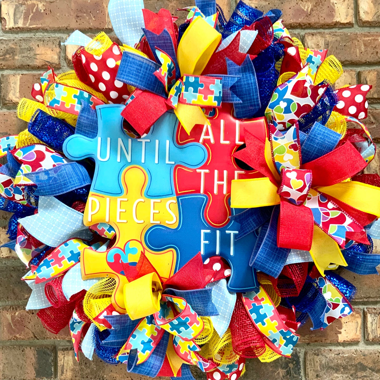 Autism Wreath, Autism Awareness Wreath, Autism Is My Super Power, Autism Door Hanger, Autism Awareness Decor, 2025