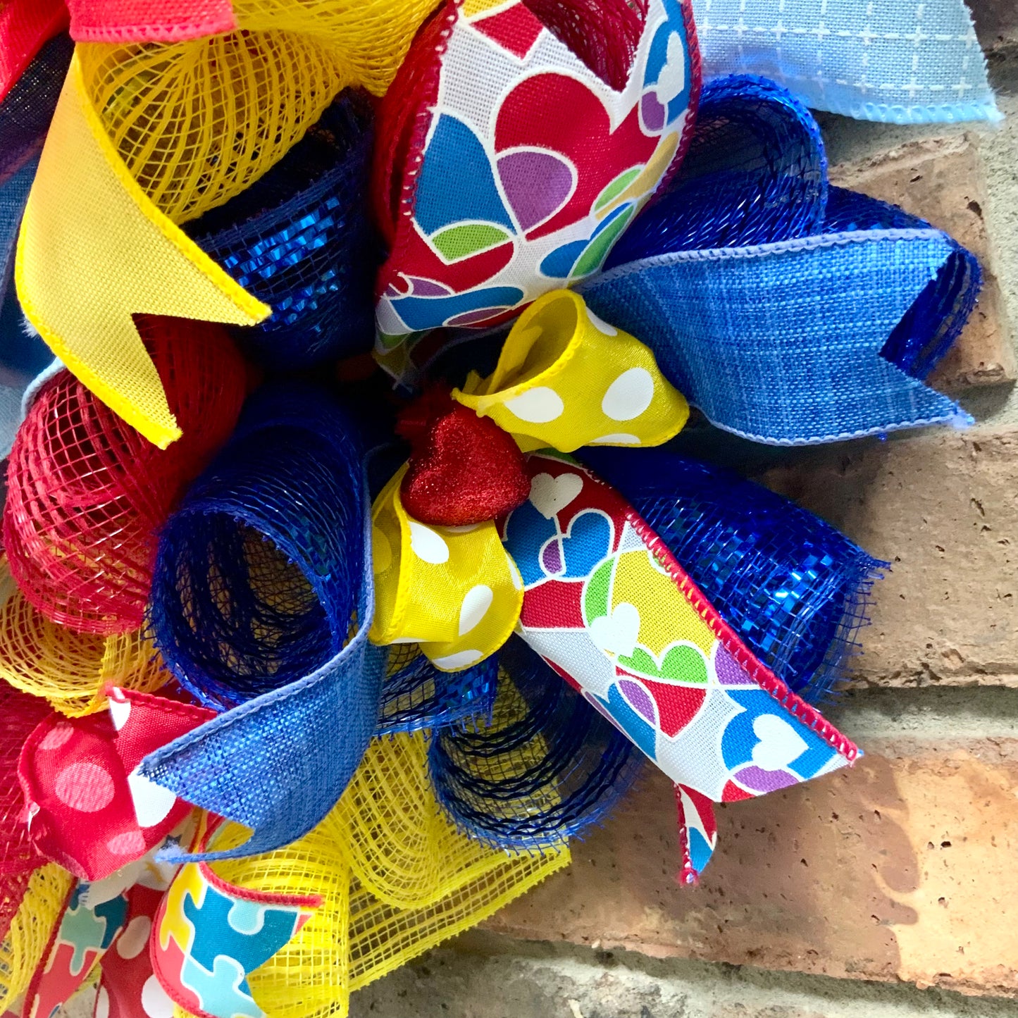 Autism Wreath, Autism Awareness Wreath, Autism Is My Super Power, Autism Door Hanger, Autism Awareness Decor, 2025