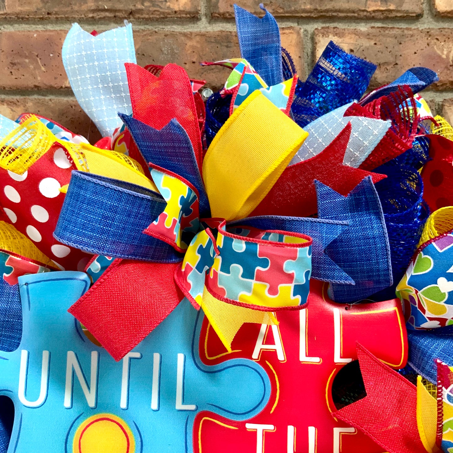 Autism Wreath, Autism Awareness Wreath, Autism Is My Super Power, Autism Door Hanger, Autism Awareness Decor, 2025