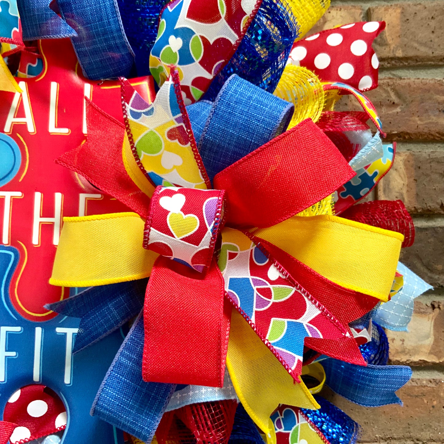 Autism Wreath, Autism Awareness Wreath, Autism Is My Super Power, Autism Door Hanger, Autism Awareness Decor, 2025