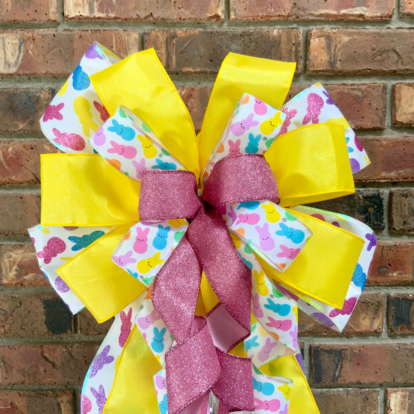 Easter Bow, Easter Rabbit Bow, Easter Bunny Bow, Easter Lantern Bow, Easter Mailbox Bow, Easter Bow For Wreath, 2025