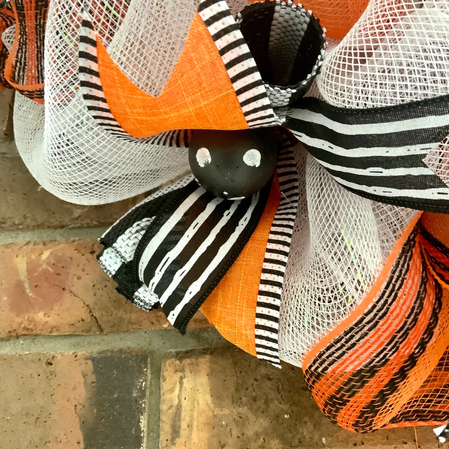 Halloween Welcome Wreath, Jack Skellington Wreath, Happy Halloween Decor, Halloween Jack Skellington Door Hanger