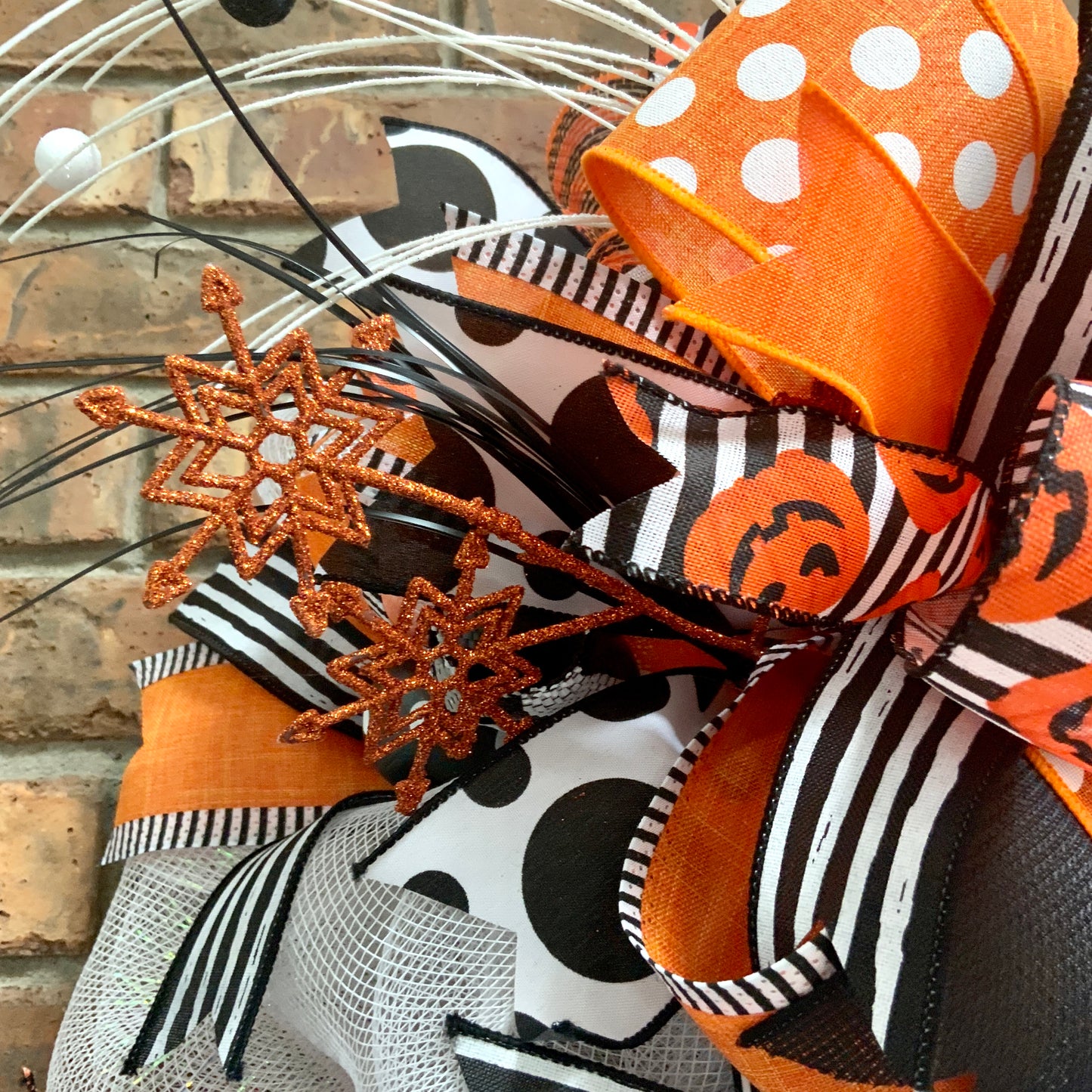 Halloween Welcome Wreath, Jack Skellington Wreath, Happy Halloween Decor, Halloween Jack Skellington Door Hanger