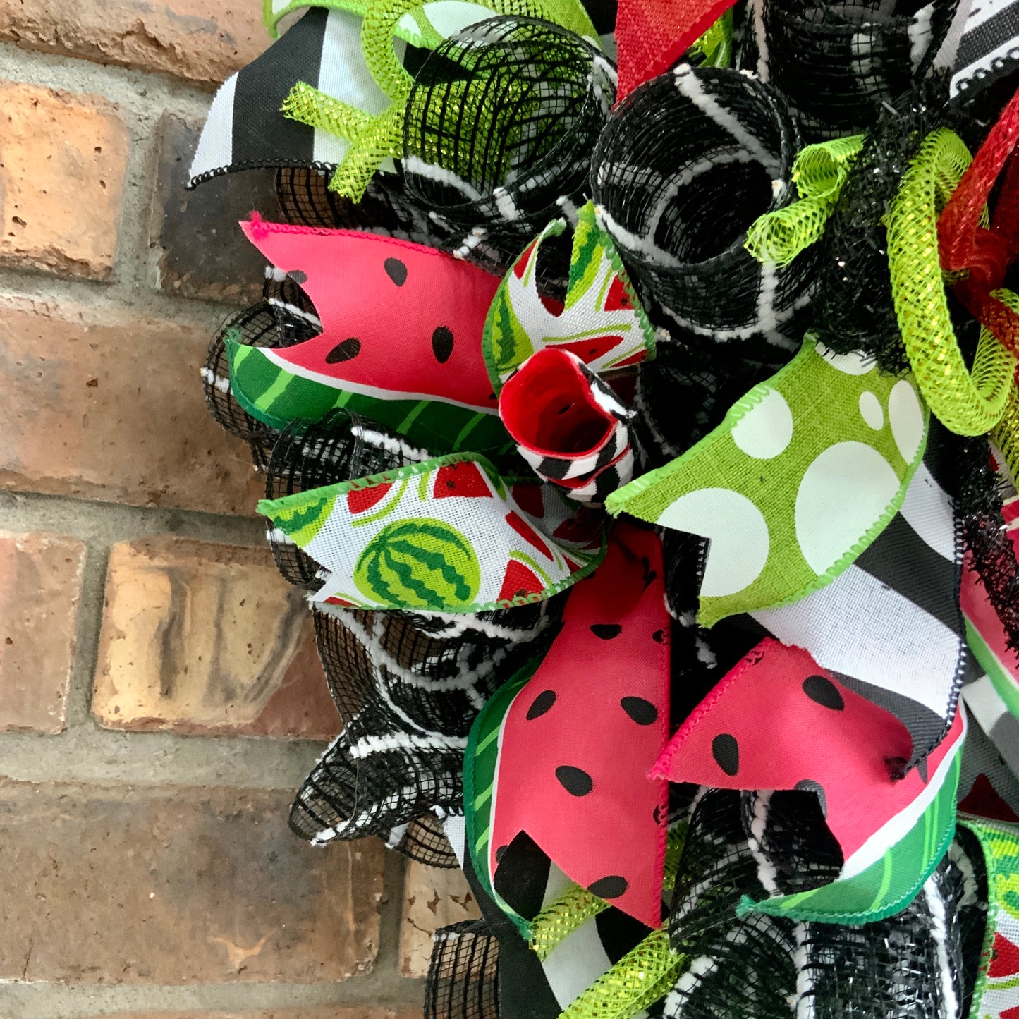 Summer Watermelon Wreath, Watermelon Decor, Spring Watermelon Wreath, Large Summer Wreath, Bright Summer Decor