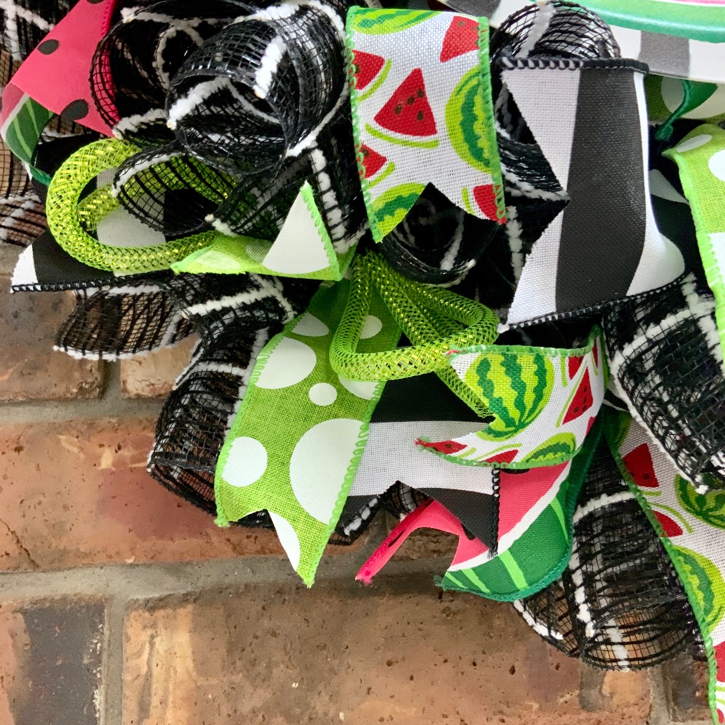 Summer Watermelon Wreath, Watermelon Decor, Spring Watermelon Wreath, Large Summer Wreath, Bright Summer Decor