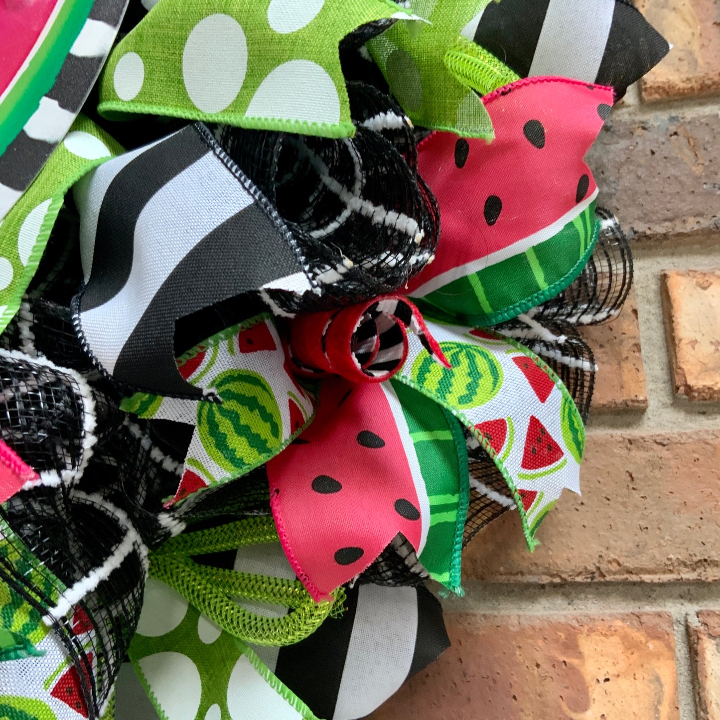 Summer Watermelon Wreath, Watermelon Decor, Spring Watermelon Wreath, Large Summer Wreath, Bright Summer Decor