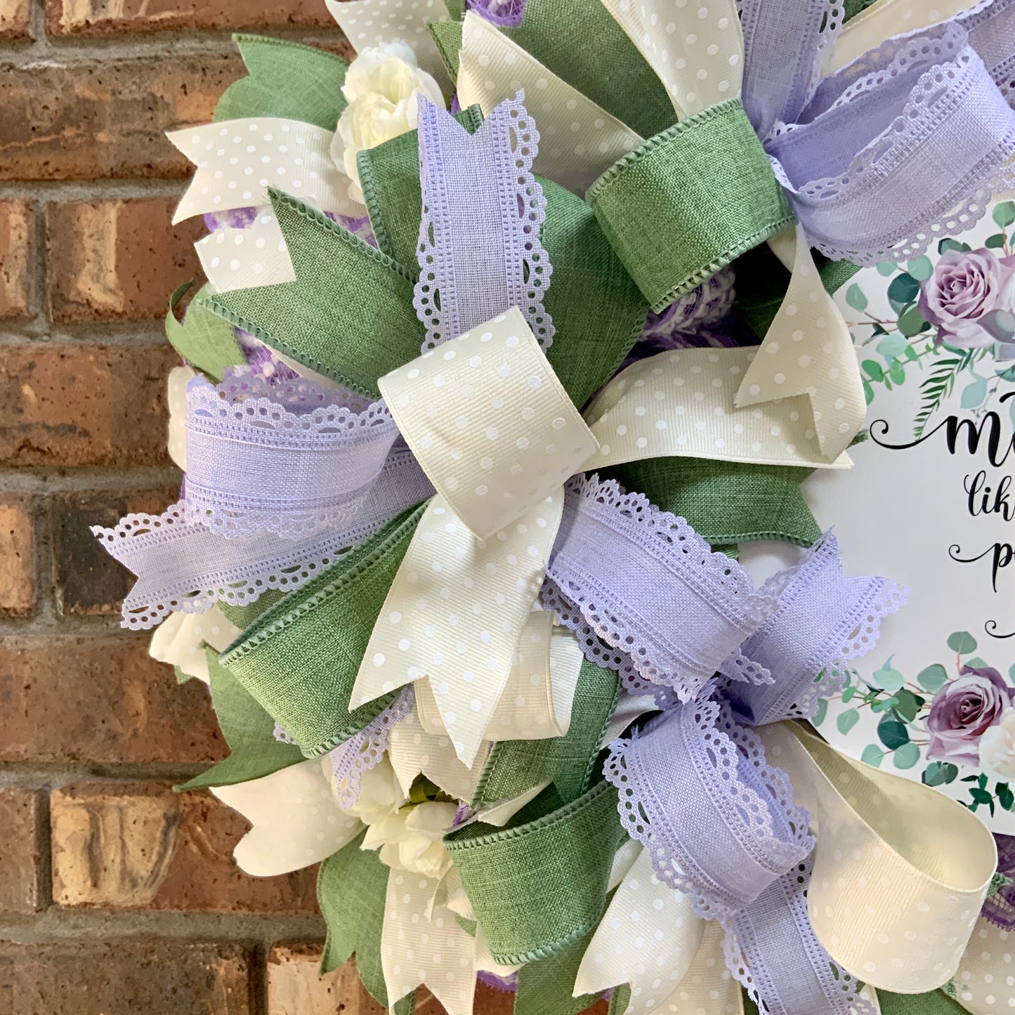 Mothers Day Gift, Mothers Day Wreath, Mom Birthday Gift, Mom Gift, Mom Wreath, Thank You Mom Gift, Thank You Mom Decor, New Mom Wreath