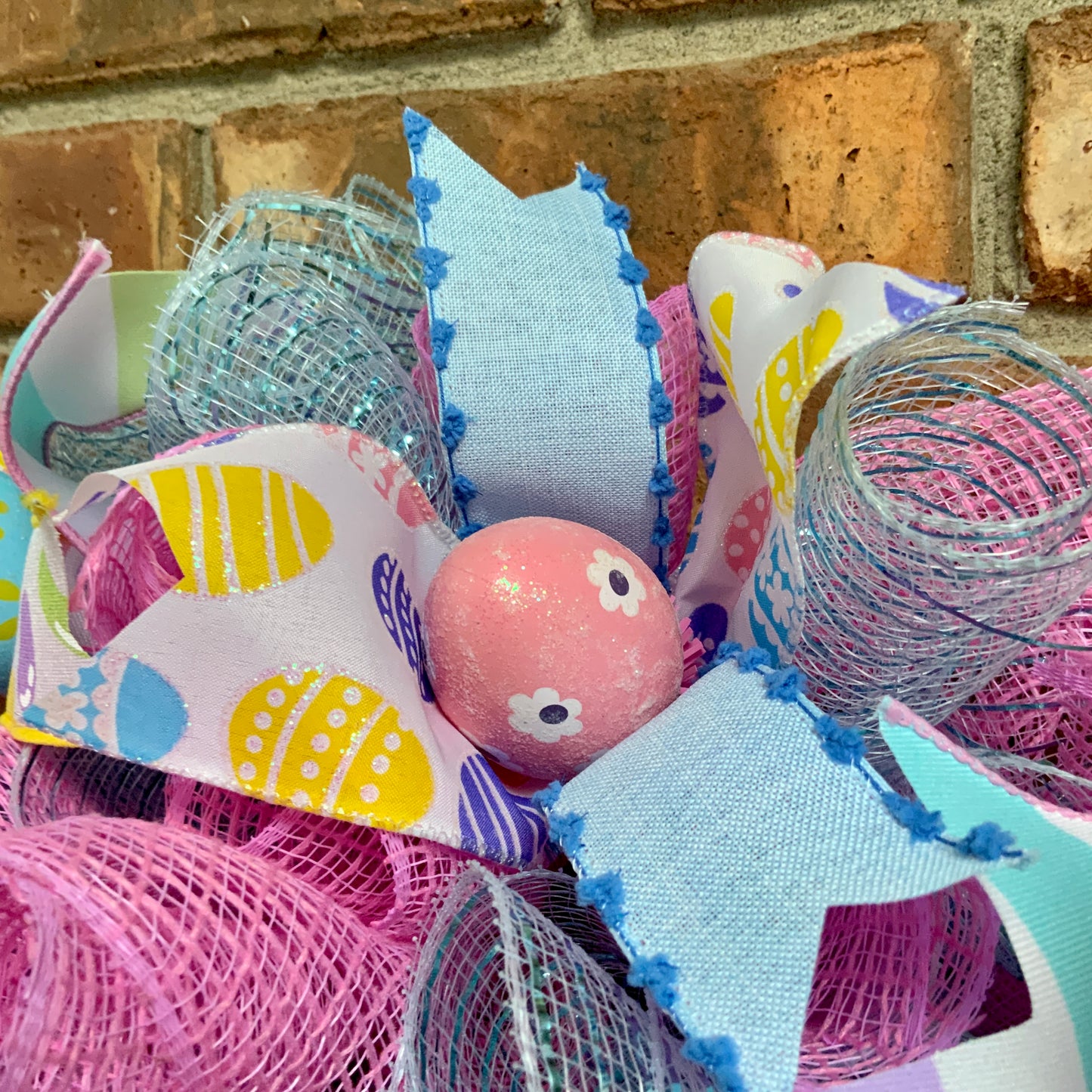 Easter Gnome Wreath, Hoppy Easter Wreath, Spring Gnome Wreath, Easter Pastel Wreath, Easter Egg Wreath, Easter Welcome Wreath For Front Door