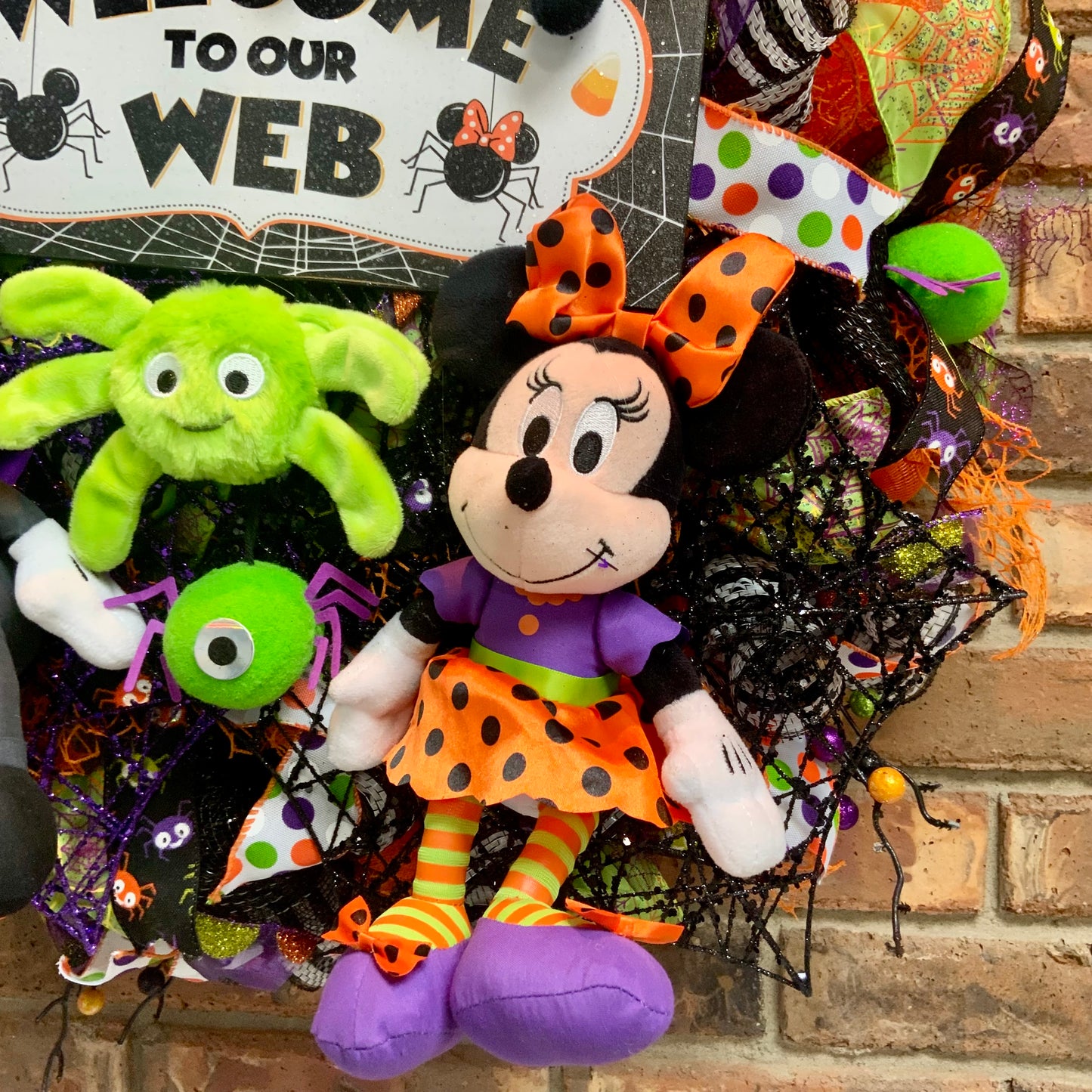 Mickey and Minnie Wreath, Mickey Mouse Wreath, Minnie Mouse Door Hanger, Mickey Mouse Halloween Wreath, Mickey and Minnie Halloween Decor, 2025