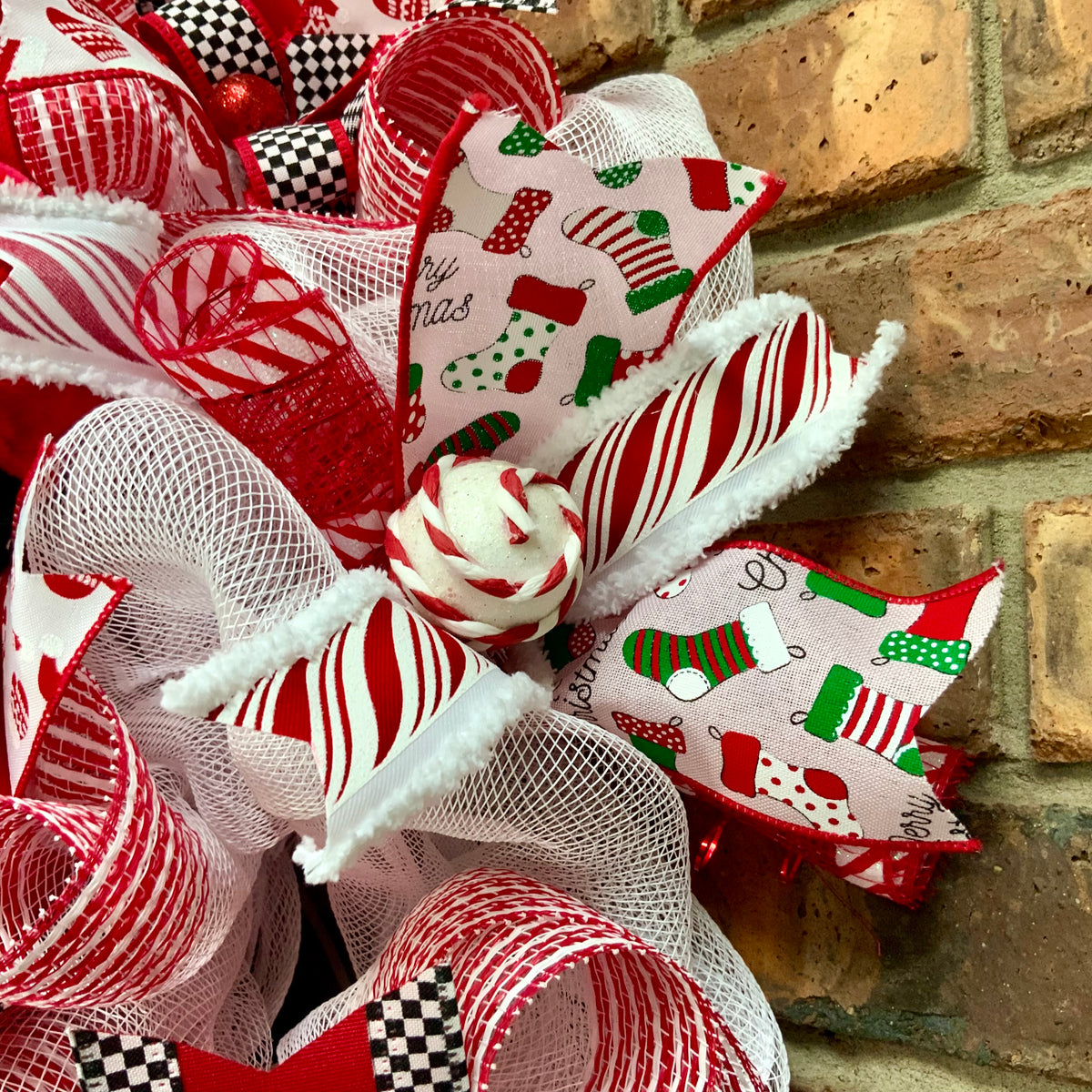 Snoopy Christmas Wreath - The Stockings Were Hung | Snoopy & Woodstock Holiday Door Hanger 2026