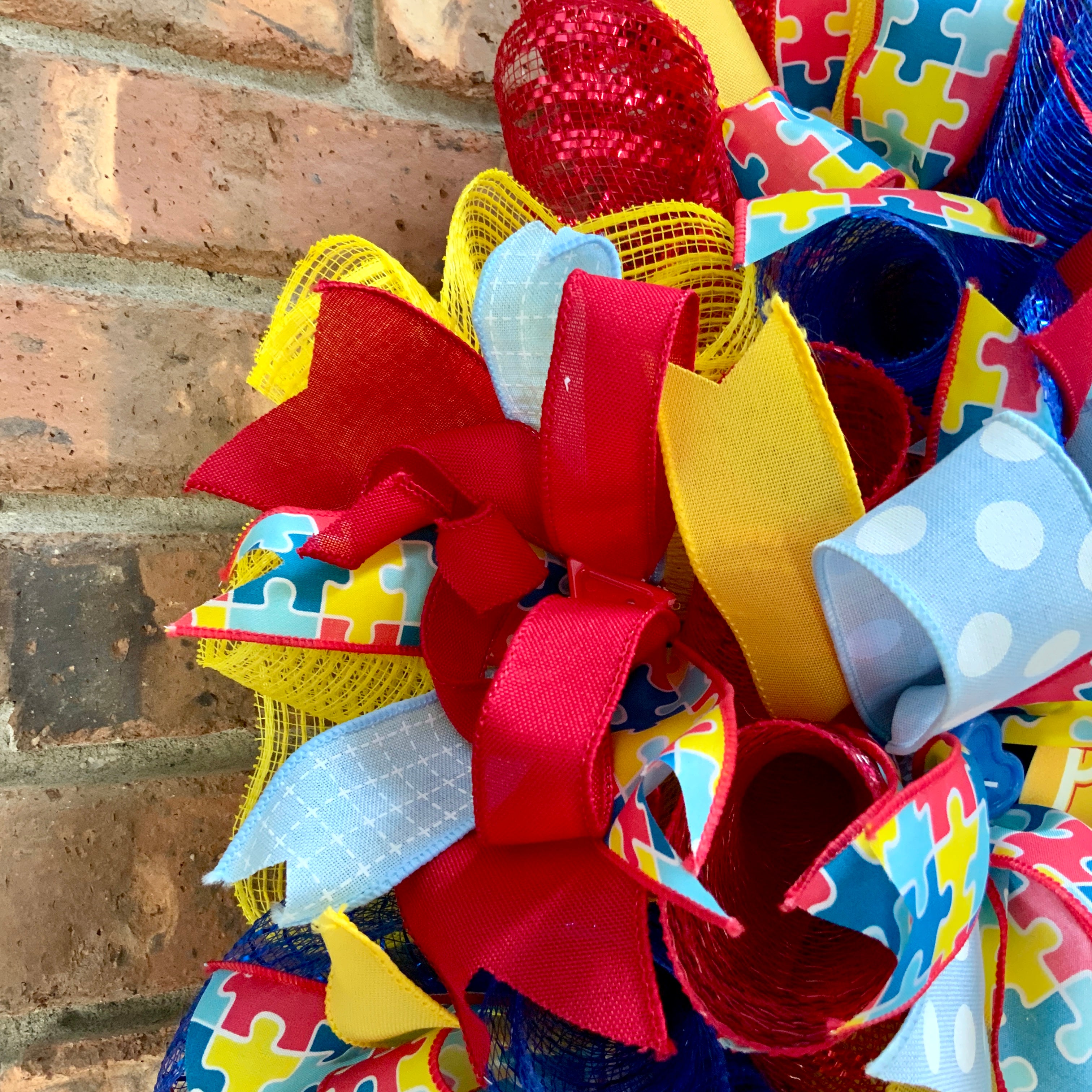 Autism is my outlet superpower wreath