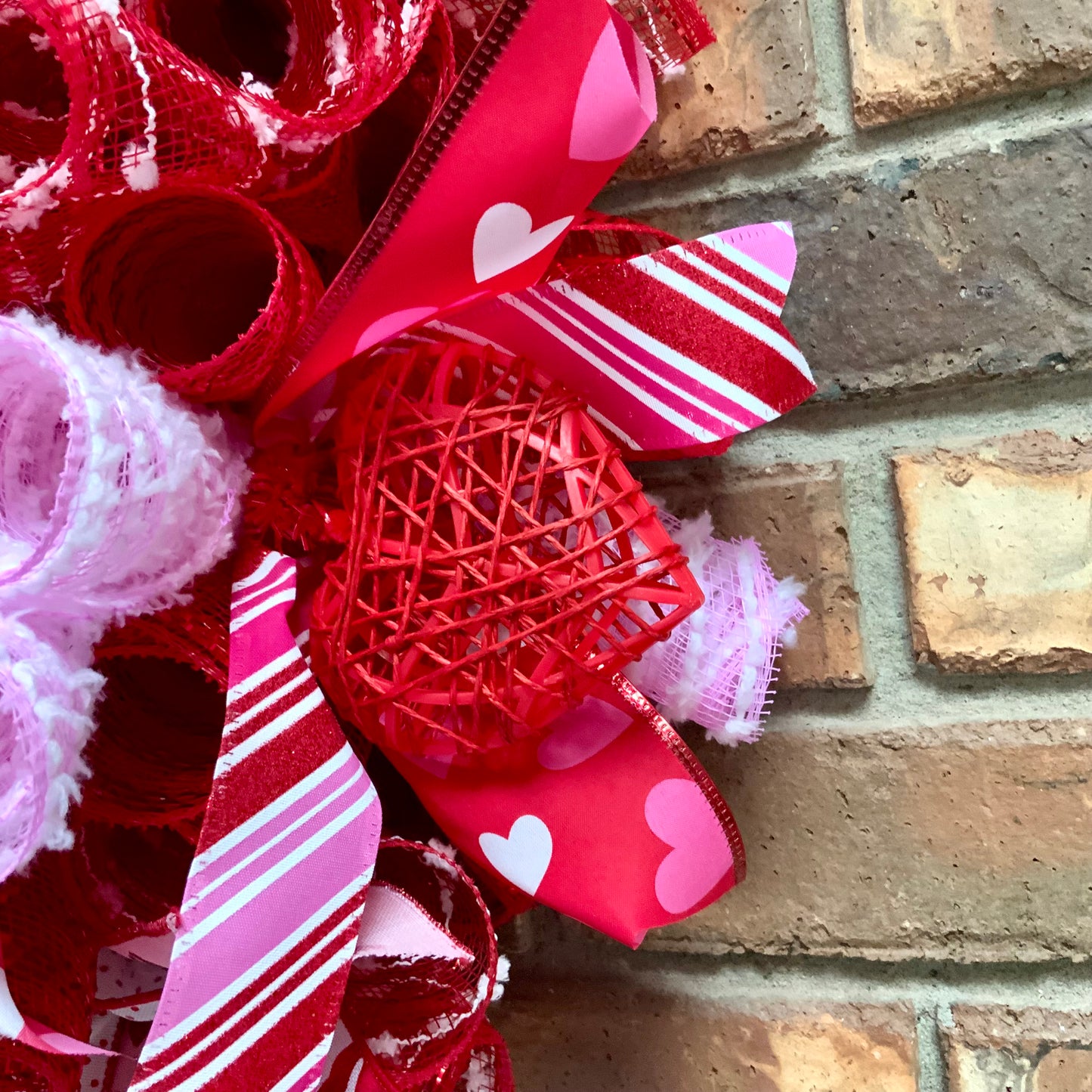 Valentines Day Wreath, Valentines Day Door Hanger, Sweetheart Wreath. Valentine Day Heart Wreath, Heart Wreath, 2025