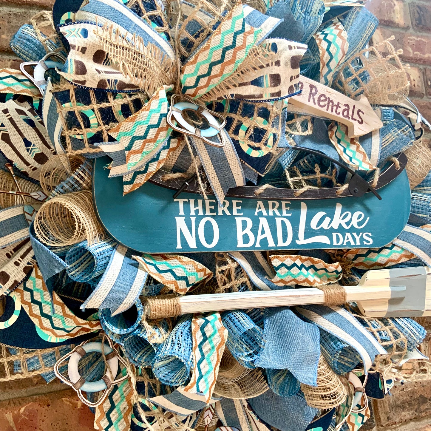 Lake House Wreath, Lake Front Wreath, Cabin Wreath, Lake Cabin Wreath, Lake Wreath, Lake Door Hanger, Airbnb Decor, Airbnb Cabin Decor