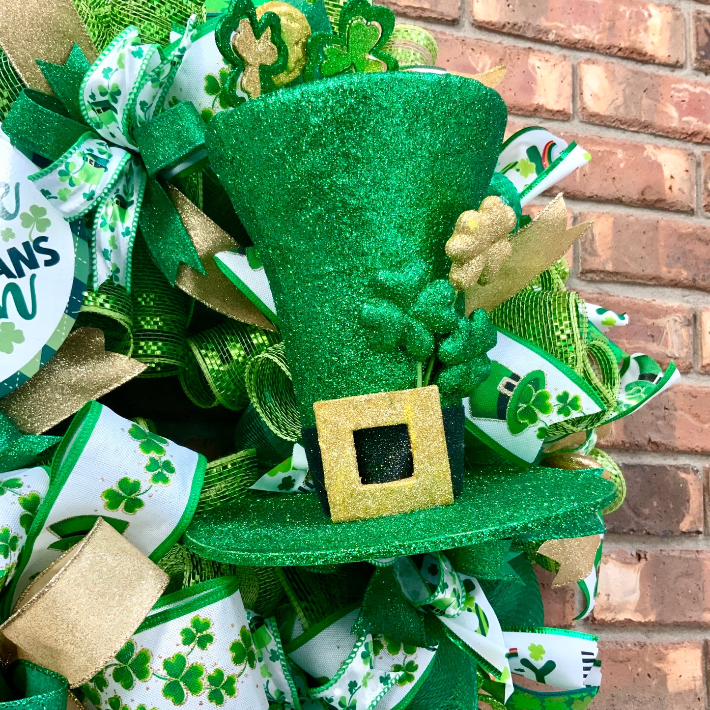 Irish Blessing Wreath, Irish Wreath, Shamrock Wreath, St Patrick Day Wreath, Irish Blessing Decor, St Patrick Day Decor, 2025-2