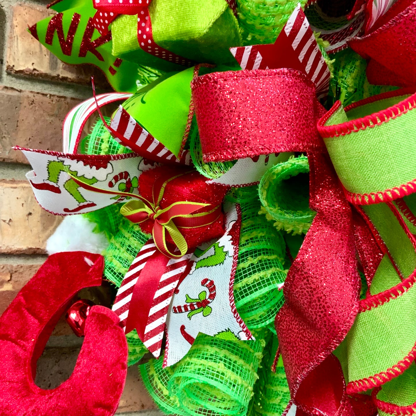 Grinch Christmas Swag - Extra Large Door Hanger | Maybe Christmas Means A Little Bit More