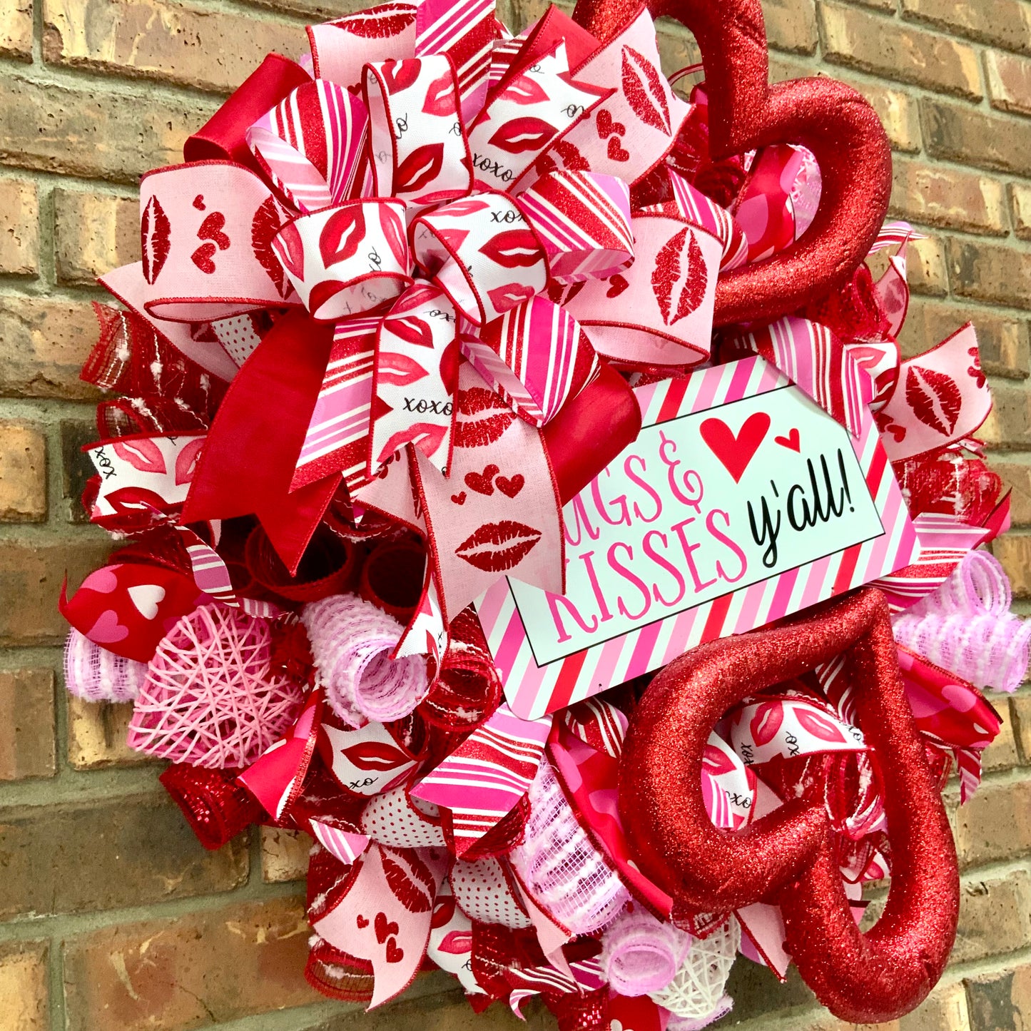 Valentines Day Wreath, Valentines Day Door Hanger, Sweetheart Wreath. Valentine Day Heart Wreath, Heart Wreath, 2025