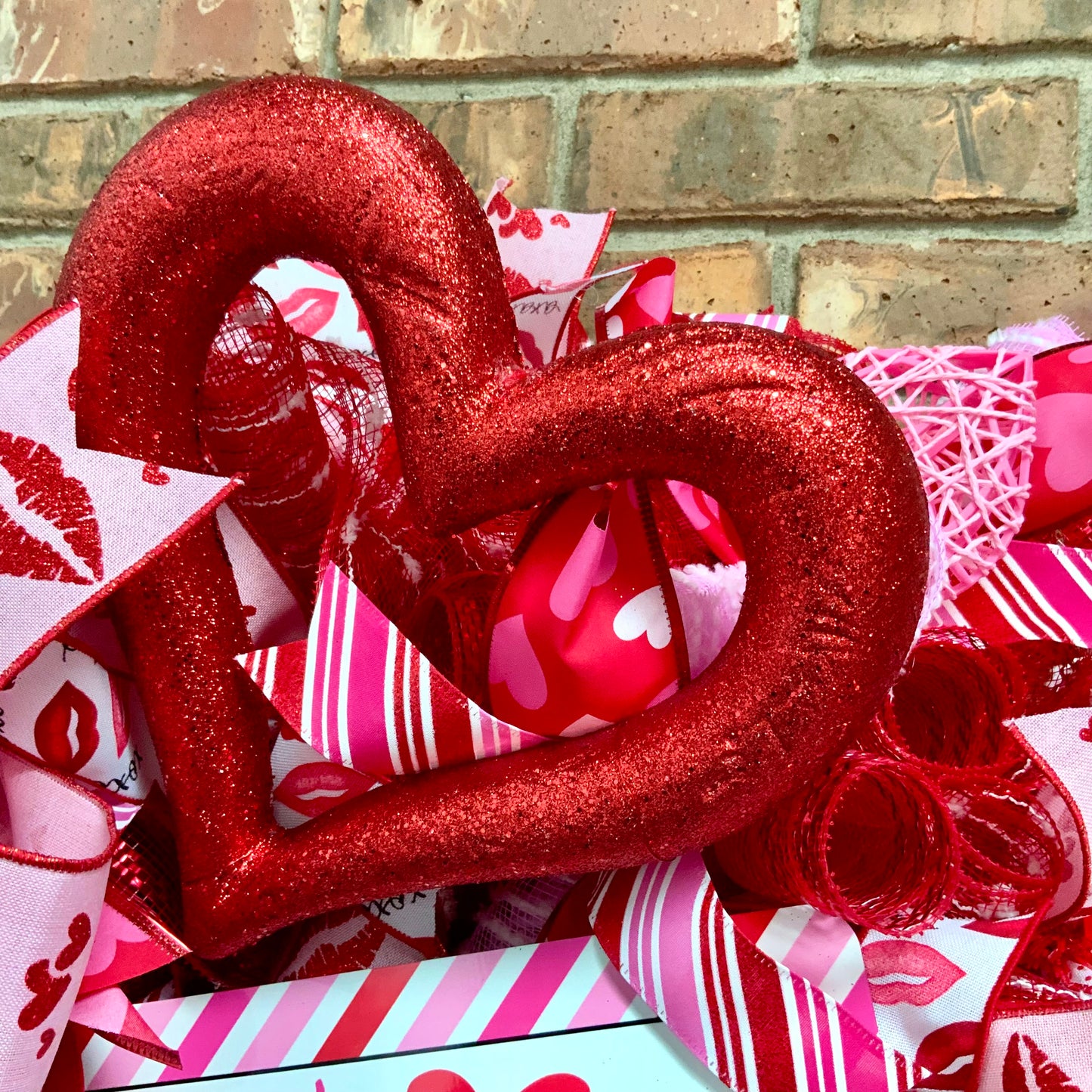 Valentines Day Wreath, Valentines Day Door Hanger, Sweetheart Wreath. Valentine Day Heart Wreath, Heart Wreath, 2025