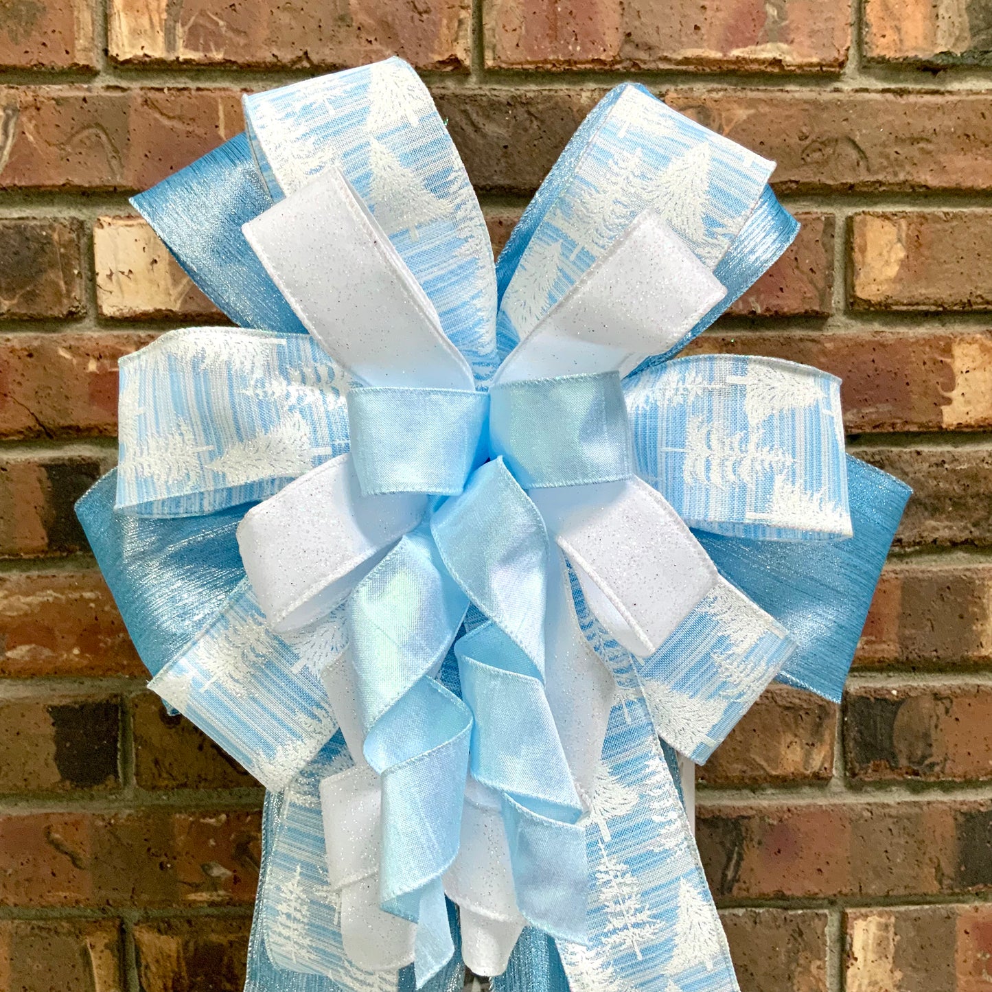 Christmas Bow for Lanterns, Christmas Tree Decor, Christmas Mailbox Decor, Christmas Sconce Bow, Christmas Bow For Wreaths, 2025