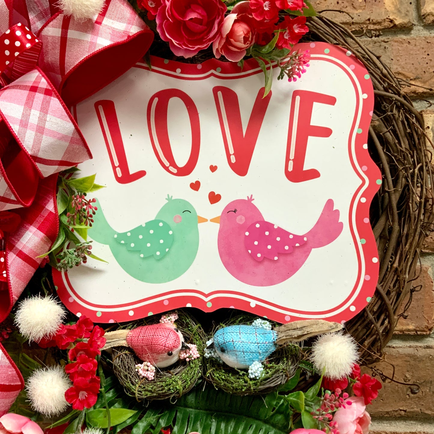 Valentines Day Wreath, Valentines Day Door Hanger, Valentine Grapevine Wreath, Valentine Day Heart Wreath, Heart Wreath
