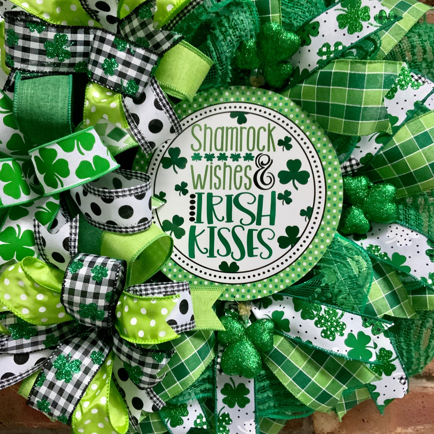 Irish Blessing Wreath, Irish Wreath, Shamrock Wreath, St Patrick Day Wreath, Irish Blessing Decor, St Patrick Day Decor