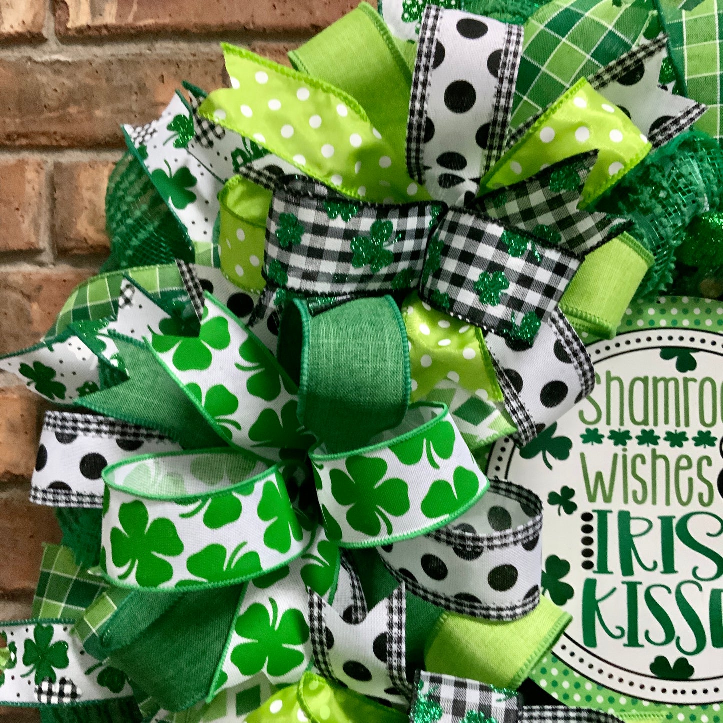 Irish Blessing Wreath, Irish Wreath, Shamrock Wreath, St Patrick Day Wreath, Irish Blessing Decor, St Patrick Day Decor